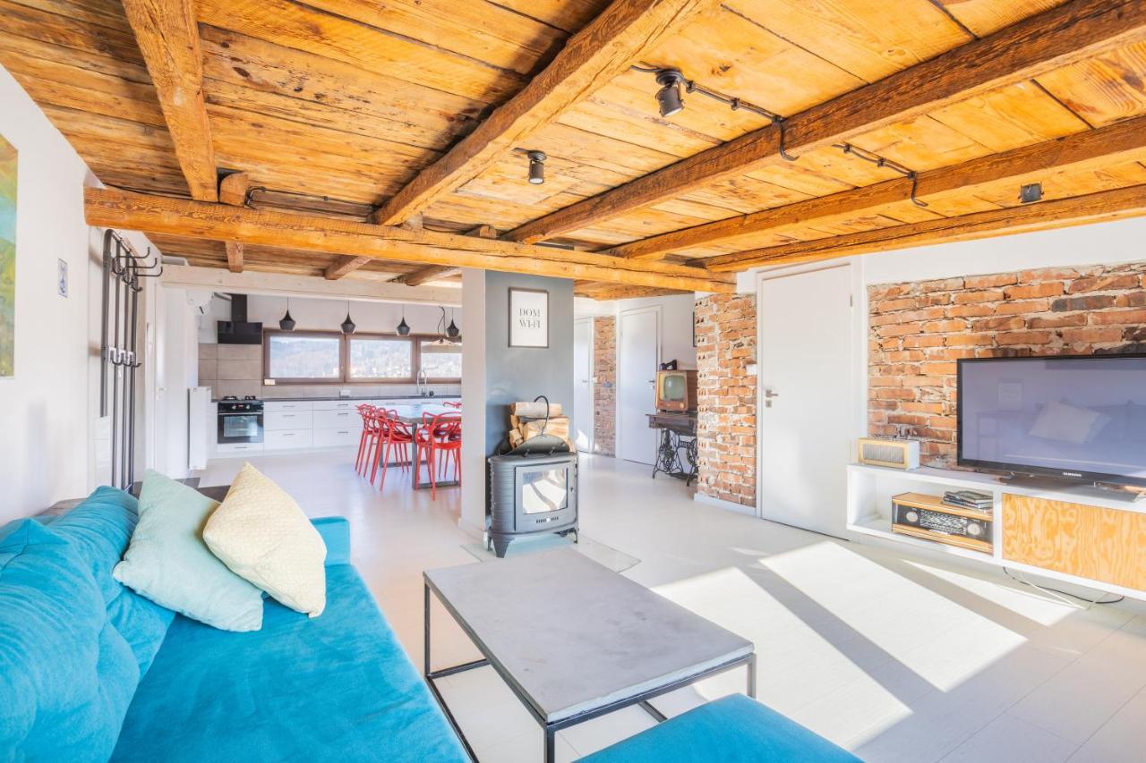 Apartament Ksiezycowy Appartement Wilkowice Buitenkant foto